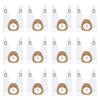 50PCS Long Ear Treat Bags Bunny Sheep Mouse Print Gift Packaging Bags  Qingtuan Snack Gift Packaging
