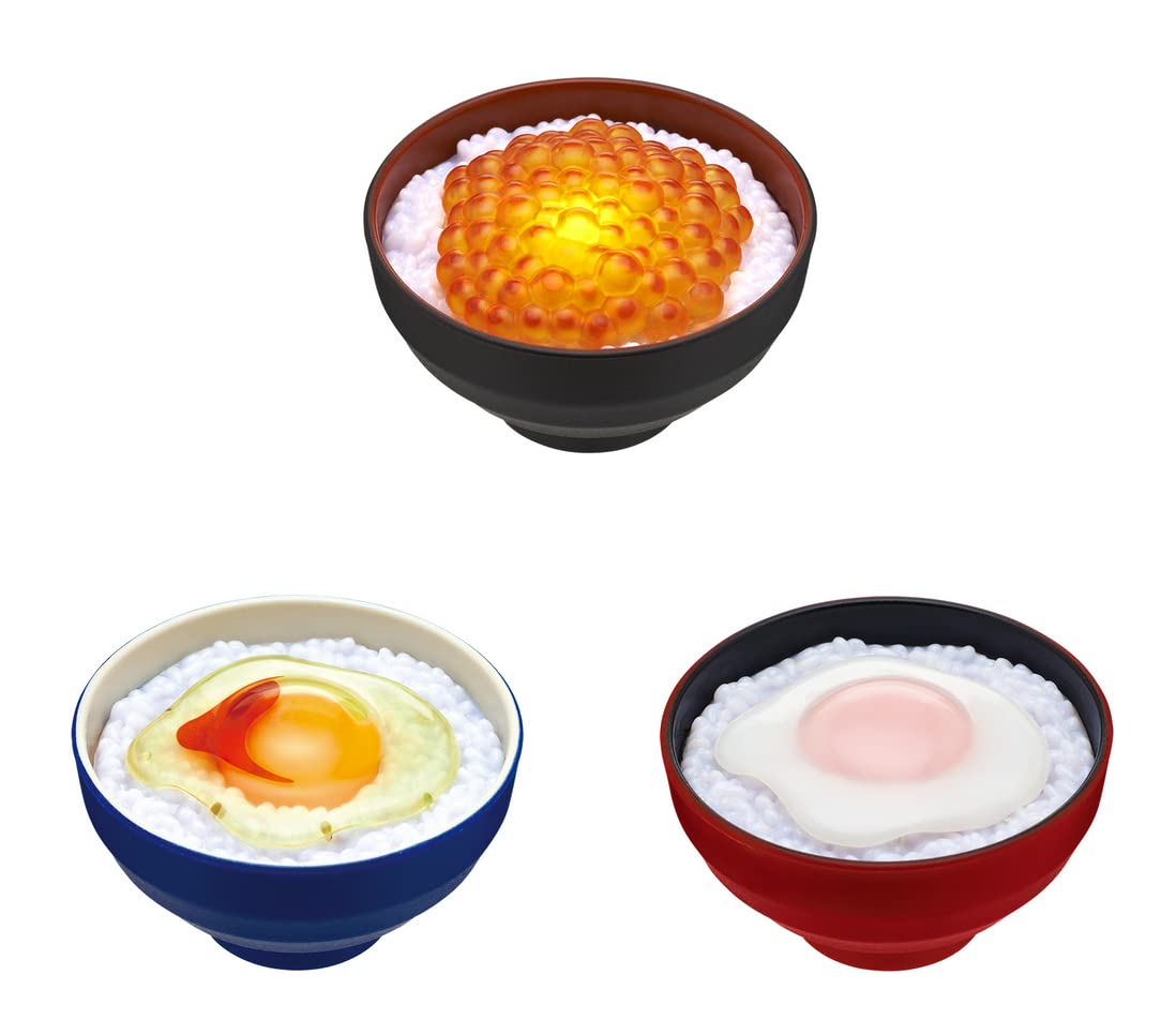 

Икра лосося рис светлый 3 вида набор Gacha Gacha Capsule Toy & Egg-cooked [все (полный полный)]