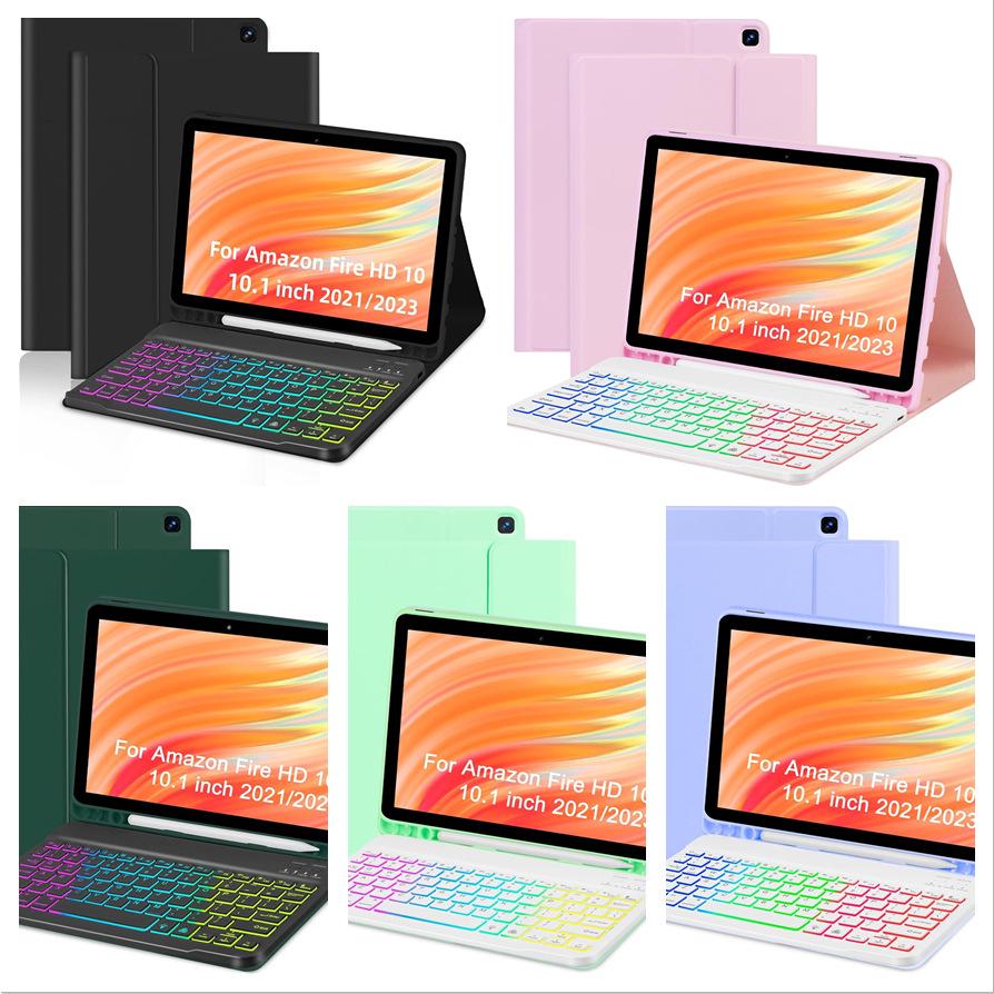 Kit Tabletă Fire HD 10.1" cu Tastatură Magnetică Bluetooth și Protecție Iluminată 11