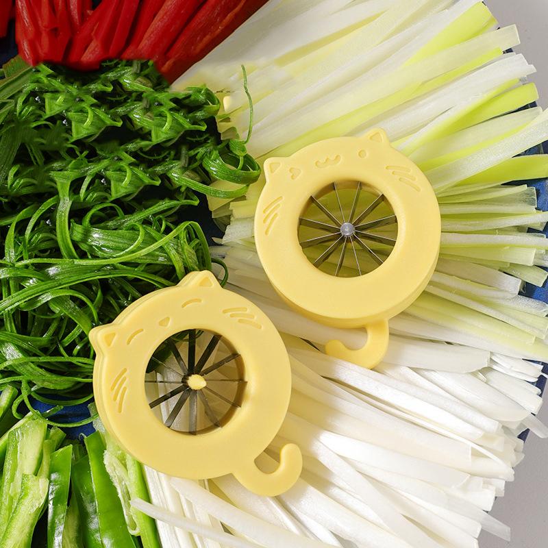 Zelená cibule Snadný kráječ Škrabka Květ švestky Řez Zelená cibule Drátkování Superjemná zeleninová škrabka Kuchyňské doplňky