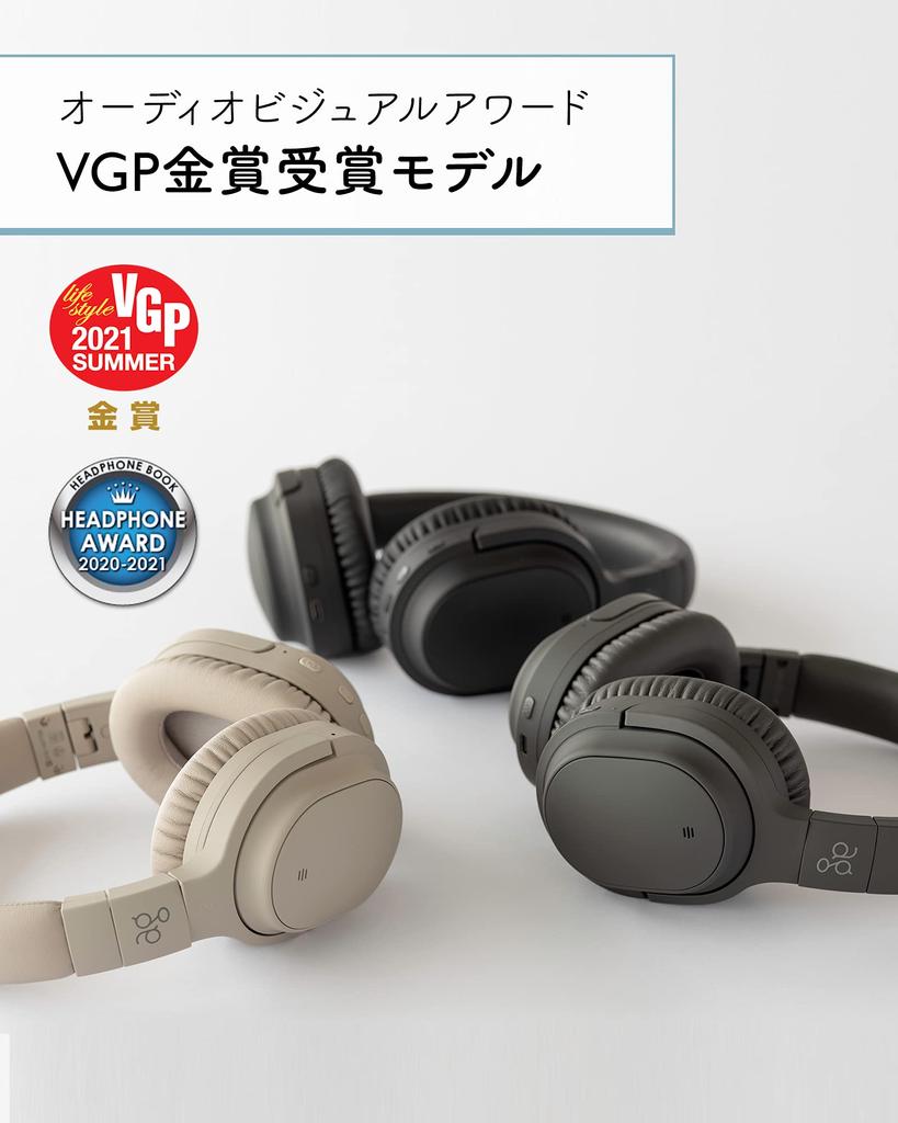 ag WHP01K Wireless Headphones Bluetooth Noise Canceling ANC with Microphone (Black)