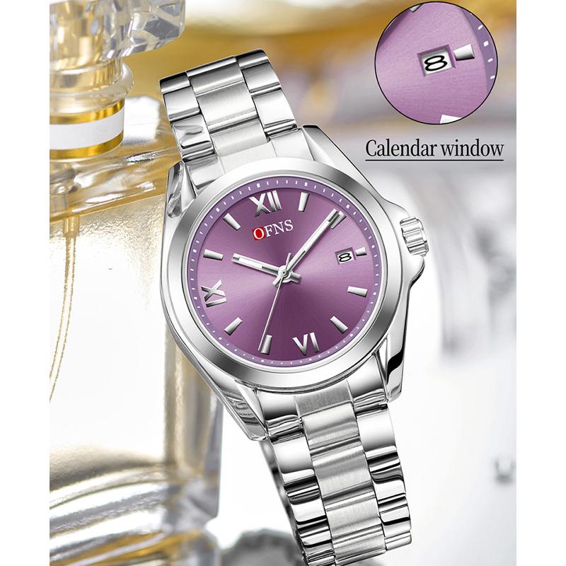 Famale Women Men Watches Luxury Fashion Ladies Quartz Watch 41mm Waterproof Stainless Steel Wristwatch Girlfriend Couple Gift