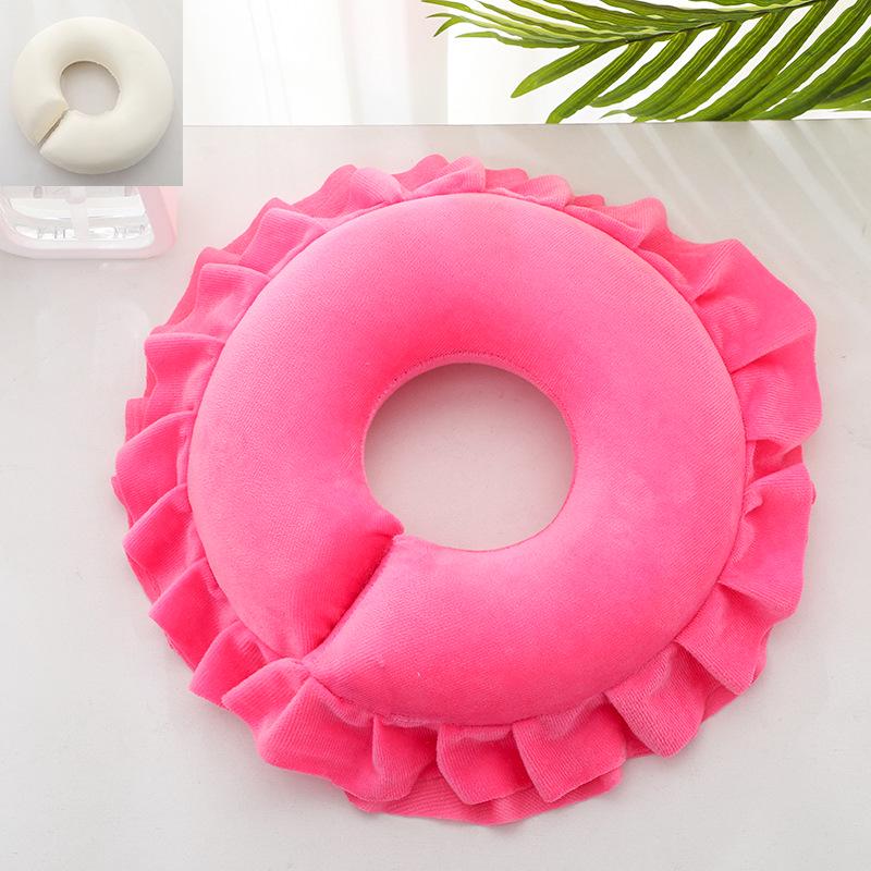 Latexový polštář ve tvaru U pro kosmetický salon: Odnímatelná, Pratelná Opěrka hlavy a Podložka na obličej pro masážní lůžko