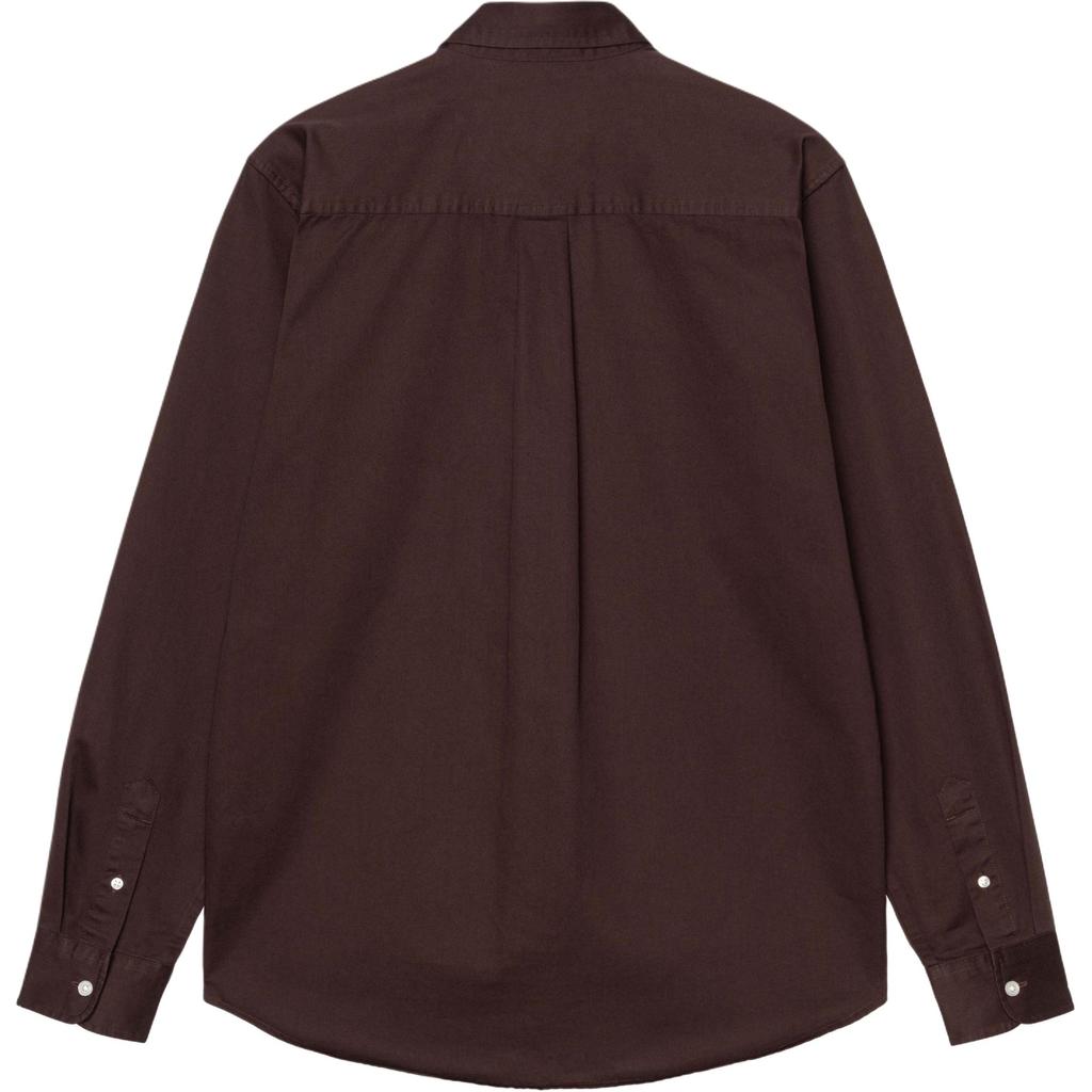 Carhartt WIP FW25 L/S Madison Shirt Washed Button Long Sleeve Logo Shirt Men shirts I023339-39G-XX