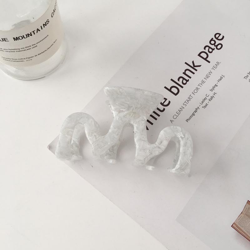 Acetate Geometric Trendy Hair Grips Stylish Large Hair Accessories Women For