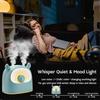 Humidifier 500ml Bedroom Humidifier Cool Mist Air Humidifier with Night Light and Essential Oil Diffuser, USB Mini Home Plant Humidifier