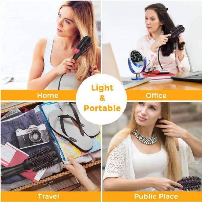 Multifunctional Hot Air Brush 24 In 1 Ionic Hair Dryer And Styling Comb For All Hair Types