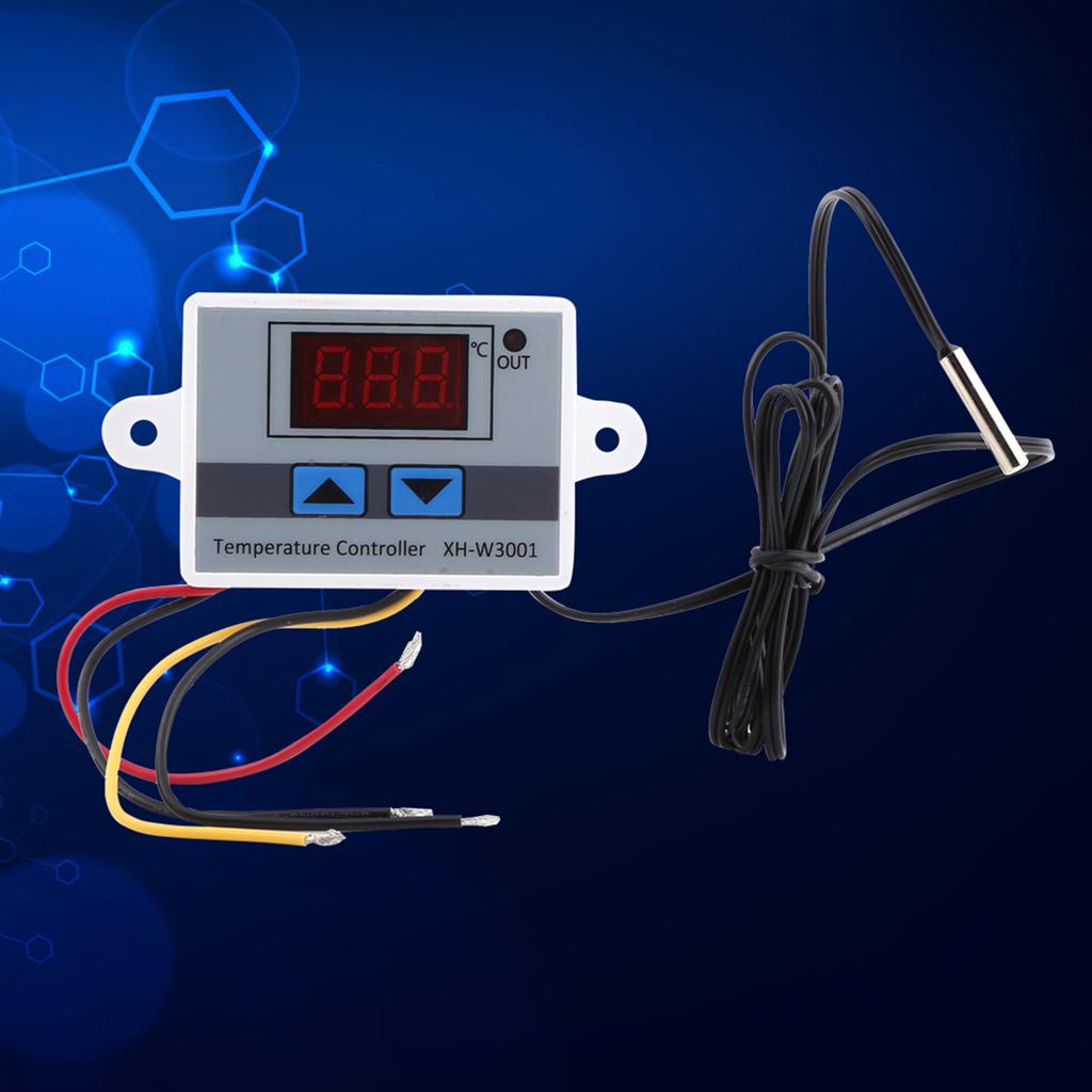 AC220V High Accuracy Digital Thermostat Control Temperature Controller  with Probe Thermostat Controller Thermostat