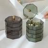 Luxury Rotating Multi-Layer Jewelry Box for Necklaces, Earrings, and Gold Pieces - Elegant Design, Large Capacity