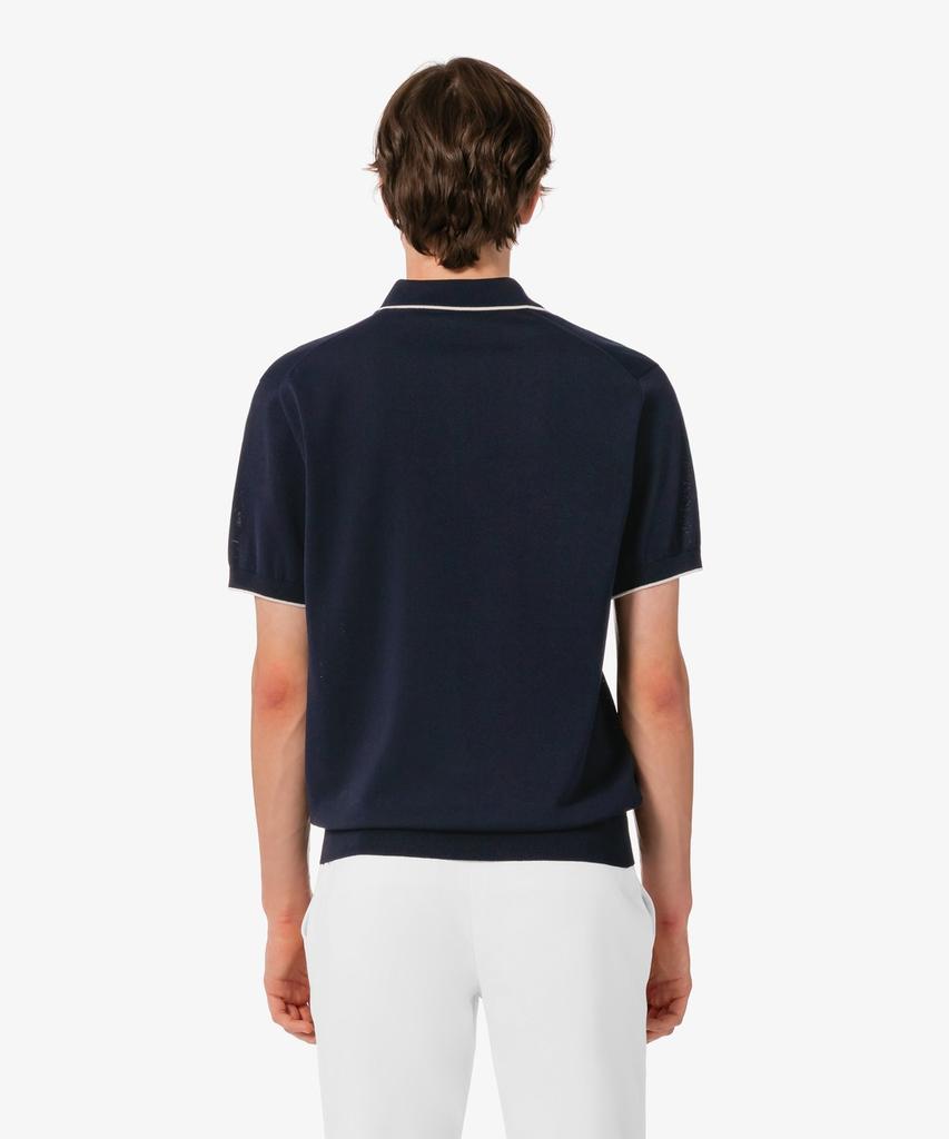 LACOSTE Men'S Tipping Paper Short Sleeve Sweater Polo Shirt Ph744E-56G 166