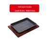 Commercial Cast Iron Round Griddle Pan for BBQ and Gas Grill - Rectangular Steak Plate