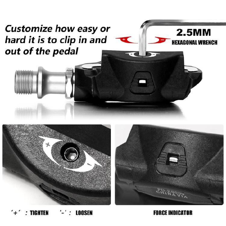 Ergonomic Designs Cycling Pedals Enhanced Stability Long Distances Mountain Bike Pedals Sealed Bearing Road Bike Pedals