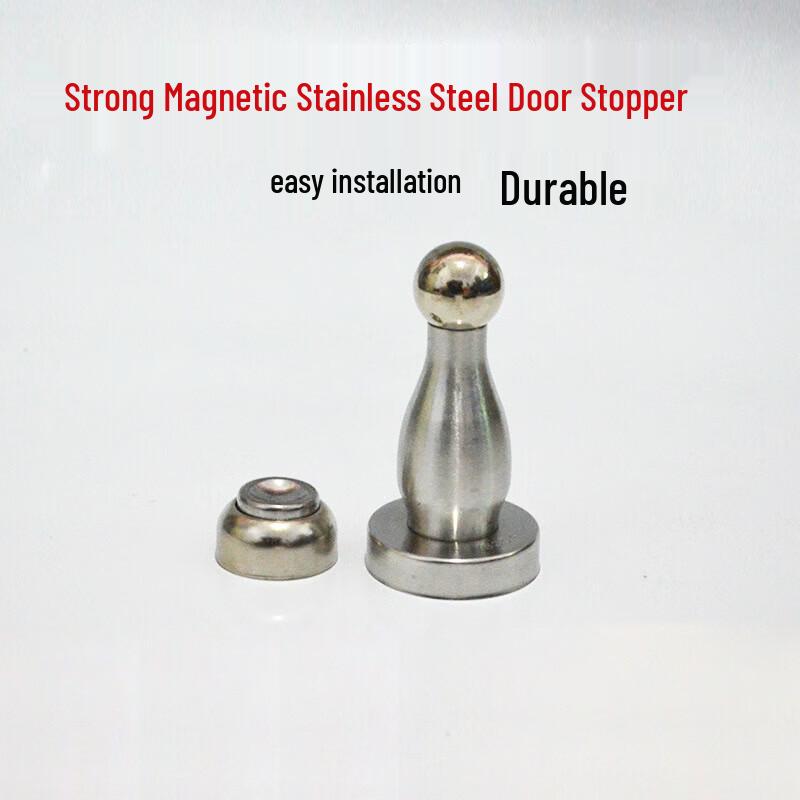 10-Pack Stainless Steel Magnetic Wall/Floor Door Stops
