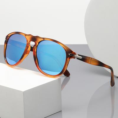 Moda Erkek Polarize Güneş Gözlüğü Açık Hava Spor Sürüş Pilot Aynalı Camlar Güneş Gözlüğü Kadın Retro Dekoratif Gözlük UV400