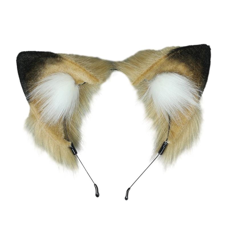 Sexy Foxes Bunny Ear Headband Lolita Cosplay Beast Ears Hair Hoop Anime Cosplay Props Furry Masquerade Party Costume Hairband