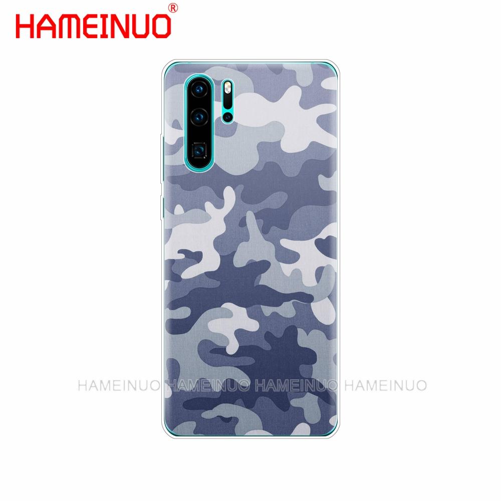 

silicon phone cover case for huawei P30 PRO LITE P SMART 2019 plus p smart Z p20 lite 2019 Camouflage Pattern Camo Army huawei P20 lite 2019
