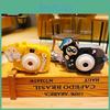 Cute Egg Party Projection Camera Keychain Creative Bag Pendant Car Decoration Gift