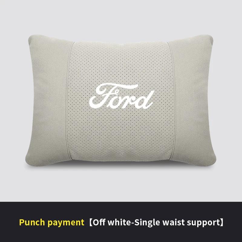 KLKC4 For Ford Focus Fiesta Fusion Explorer Edge Kuga Mondeo ST F150 Ecosport Ranger Car Headrest Neck Support Seat Soft Neck Pillow