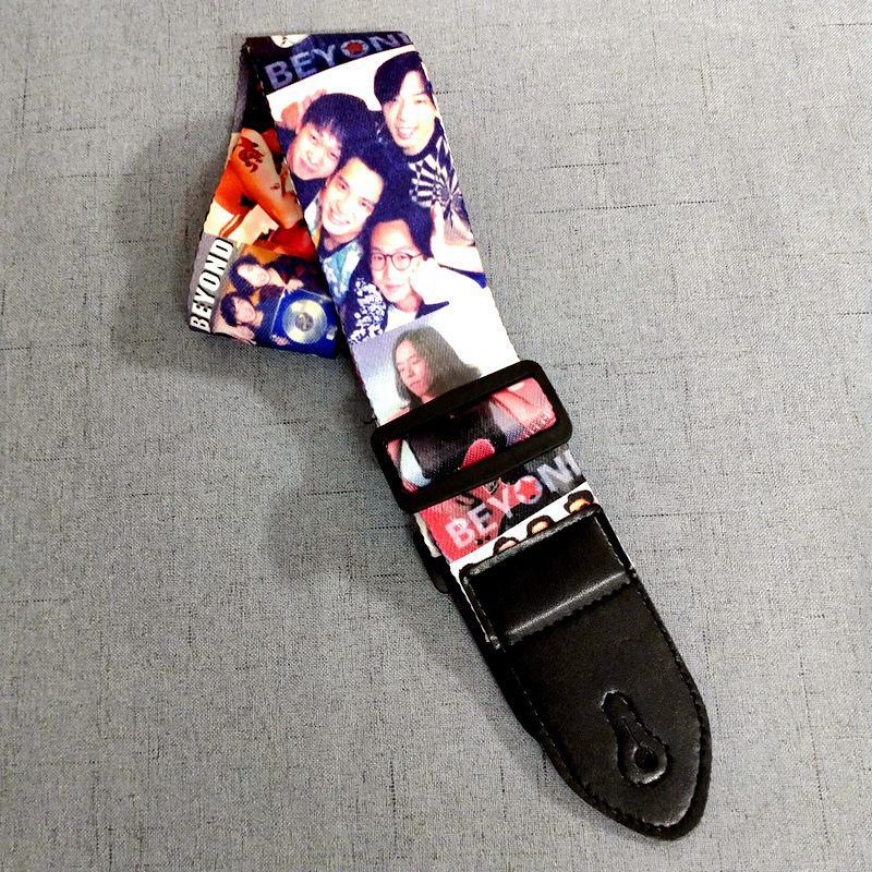 Ethnic-Style Widened Polyester Guitar Straps for Electric Guitars