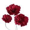 Large Artificial Peony Realistic Giant Fake Silk Flower Head with Stem Home Office Wedding Party Floral Arrangement Decoration