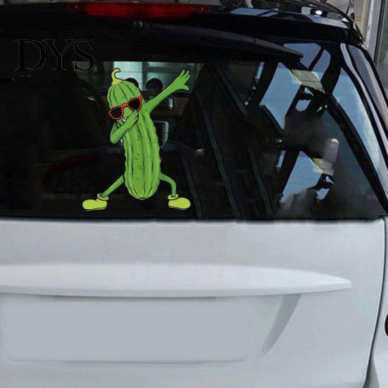 Car Decoration Adhesive Funny Bitter Melon Sticker for Vehicle Humorous Vinyl Sun-proof Stickers Decal Motorcycle Creative Waterproof Graphics Bumper