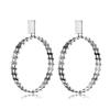 Plated Gold Stylish Geometric Earrings Trendy Street Style Jewelry Musthave