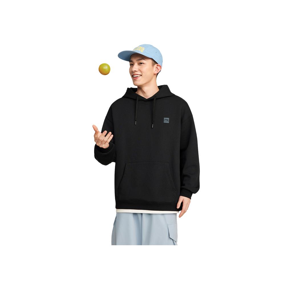 Li Ning Sports Lifestyle Series Casual Solid Color Loose Fit Hoodie Unisex Hoodies AWDVE01-1