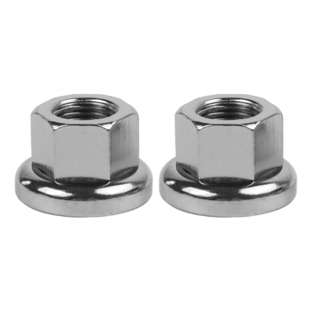 Wheel Axle Track Nuts 2Pcs Anti-skid Bike Cycle M9/M10