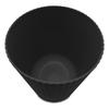 64 Gallon Plastic Ribbed Wastebasket Indoor Trash Can Durable Easy Clean Compact Design Home Office Bathroom