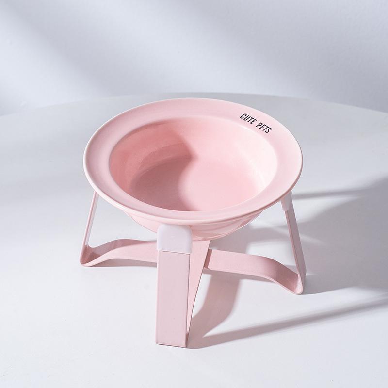 Cerc Bowl Pet Bowl With Iron Stand Protect Cervical Spine Small Size Dog Bowl Smart Bowl For S Pet Supplies
