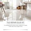 Tile Repair Glue Set, Tile Bath Shower Repair Scratches Crack Repair Waterproof And Leak Proof