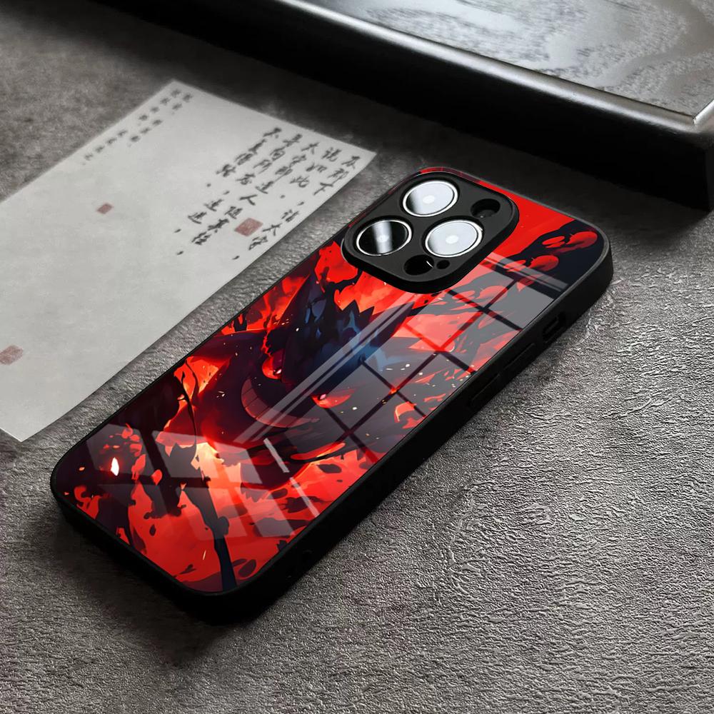 Phone Case For IPhone 17 Pro Max 14 Pro 15 12 11 13 Mini X XR XS 16 Plus SE Glass Cover Anime Pokemons Gengar