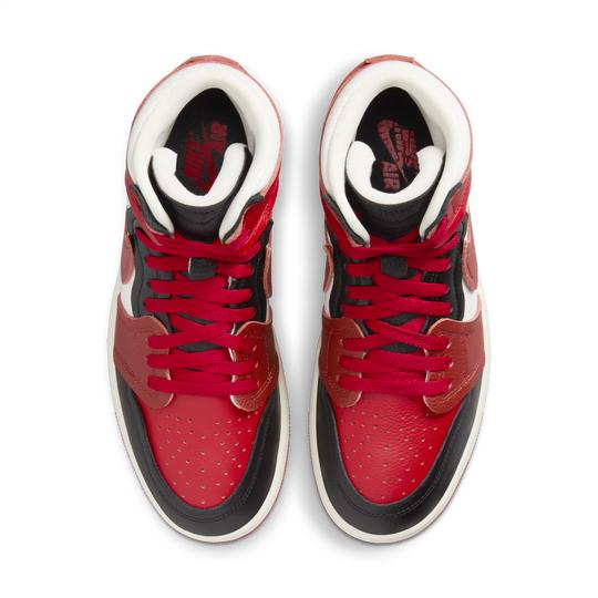 FB9891-600 Nike Air Jordan 1 High MM Sport Red Black Sail Dune Red (Women's)