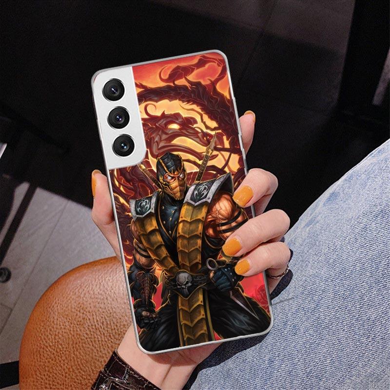Mortal Kombat Phone Case For Samsung Galaxy S24 S25 Edge S26 Ultra S23 S22 S21 Plus S20 FE + Personalized Print Cover Galaxy S24
