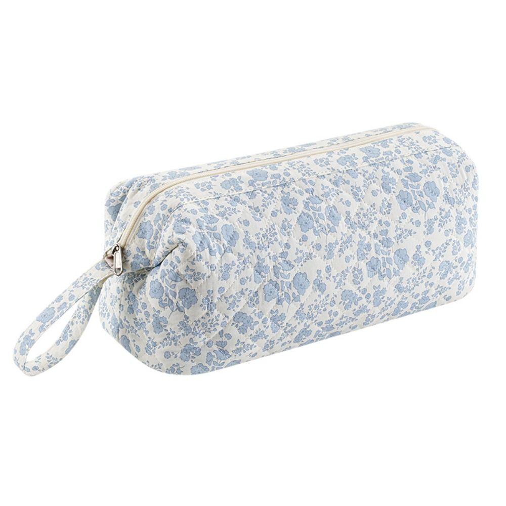 Polyester Cotton Hairdryer Storage Bag 9 Colors Large Capacity Curling Iron Bag Floral Print Travel Makeup Bag Women Girls