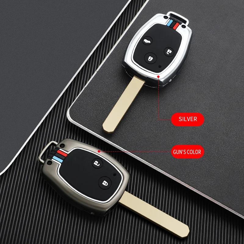 Interior Mouldings Car Remote Key Case Cover Shell For Honda Accord Civic CRV CR-V Pilot Insight Ridgeline Protector Fob Accesso
