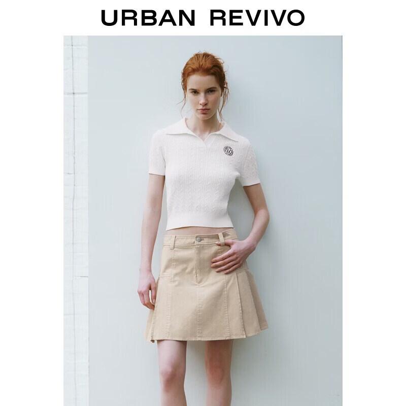UR Women s Urban College Color-block Knit Top M