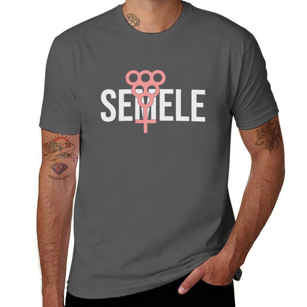 Semele Text Goddess Symbol Greek Myth TShirt Casual Daily Outfit TShirt