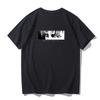 Japanese anime printed men's and women's shirt round neck loose short sleeve shirt Harajuku style Attack on Giant Y2k clothing