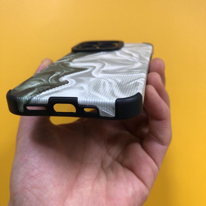 Pouzdro na telefon Green Stripe pro Iphone 14 Pro Max 11 13 Mini 12 Nárazuvzdorný silikonový kryt pro Iphone Xr Xs Max X 7 8 Plus Se2020 6s