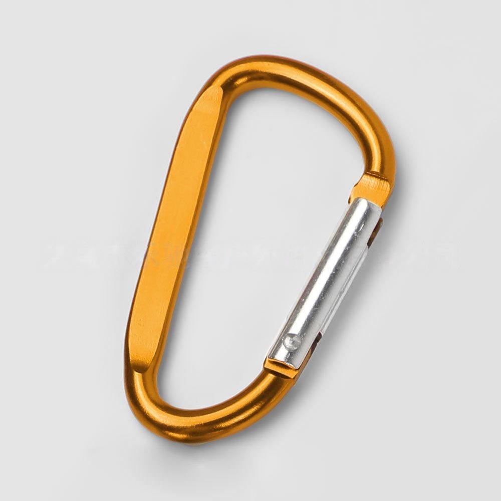 No. 7 Multi-functional D-shaped Carabiner Quick Link Aluminum Hook золотой