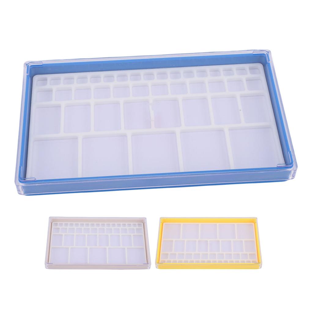 Watch Parts Storage Box Plastic Watch Parts Organizer Case with Removable Compartments for Watchmakers Jewelry Screws