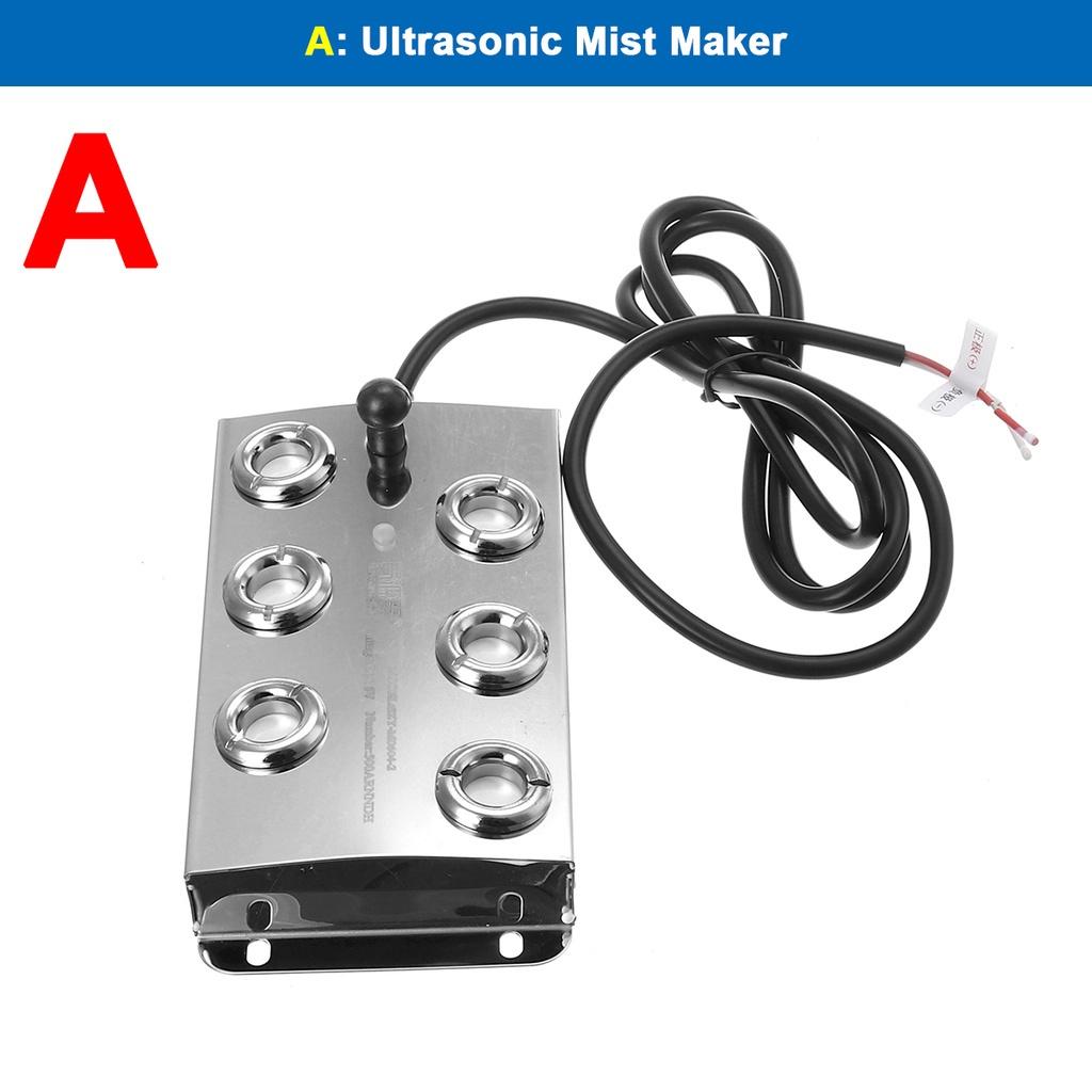 6 Head DC 36V Industrial Humidifier Fog Machine 3Kg/H Ultrasonic Mist Maker Fogger For Mushroom New Ultrasonic Atomizer A
