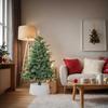 White Christmas Tree Skirt Ø56x23 Cm Plastic