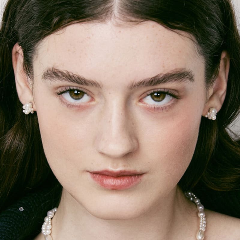 VINTAGE HOLLYWOOD Pearl Bubble Earrings_VH25NNEA111V