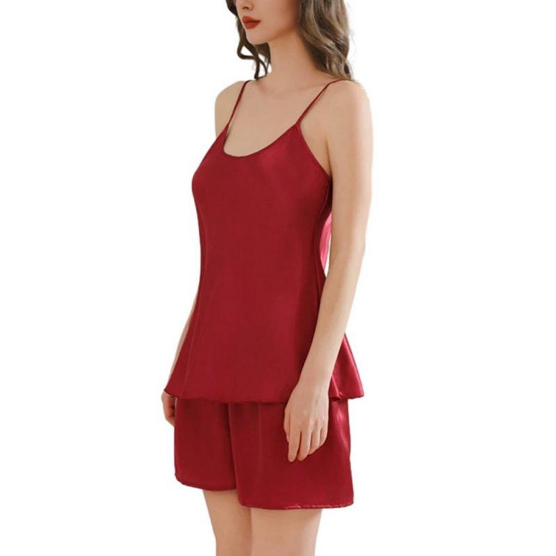 Women s Pajamas Set Camisole Top and Shorts S