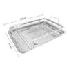 Oven Baking Tray Barbecue Plate Non-Stick Roasting Pan Rack Set  Kitchen Tools
