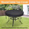 Outdoor Round Table Cover - Waterproof Anti-UV Round Patio Table Cover - Fits Round Outdoor Table Up To 58-60 Inch