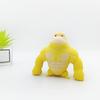 Yellow Orangutan Squeeze Toy Anxiety Stress Relief Gorilla Pinch Sensory Toy Teens Adults Soft TPR Calming Animal Fidget Toy