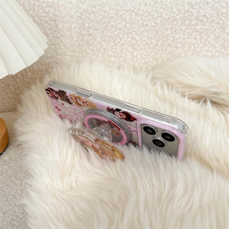 Магнитный чехол для телефона Monchhichi для iPhone 17/16 Pro Max/15/14 iPhone 16